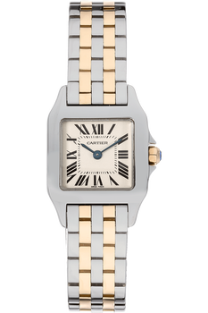 Santos Demoiselle Yellow Gold and Stainless Steel Quartz