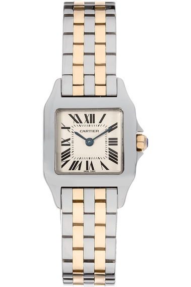 Santos Demoiselle Yellow Gold and Stainless Steel Quartz