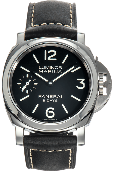 Pre Owned Panerai Luminor Marina 8 Days Stainless Steel Manual