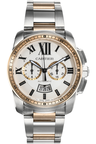 Calibre Chronograph Rose Gold and Stainless Steel Automatic