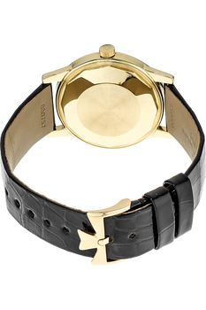 Round Circa 1960s Yellow Gold Automatic