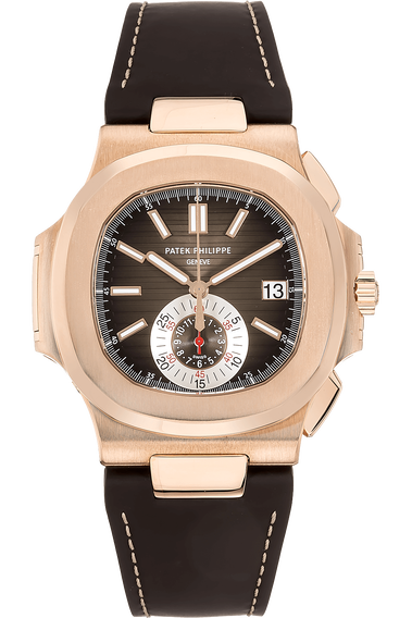Nautilus Chronograph Reference 5980 Rose Gold Automatic 