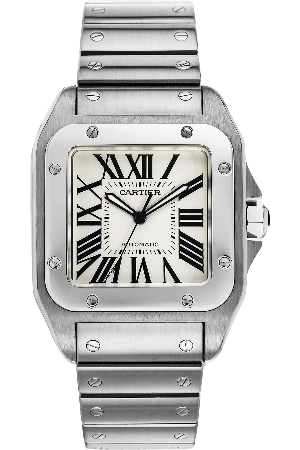 pre owned cartier santos large