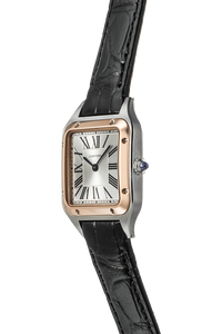 Santos-Dumont Rose Gold and Stainless Steel Quartz