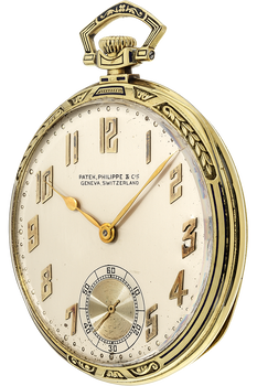 Pocket Watch Circa 1940s Yellow Gold Manual