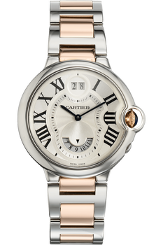 Ballon Bleu GMT Rose Gold and Stainless Steel Quartz