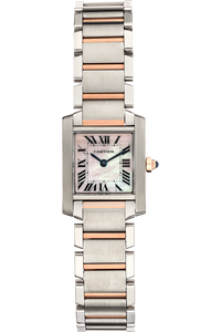 Tank Francaise Rose Gold and Stainless Steel Quartz Tank Francaise Rose Gold and Stainless Steel Quartz