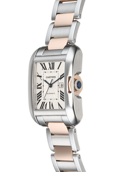Tank Anglaise Rose Gold and Stainless Steel Automatic