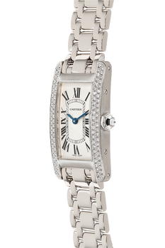 Tank Americaine White Gold Quartz