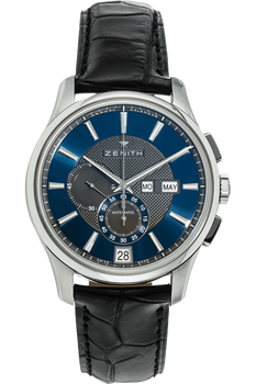 Zenith Winsor Annual Calendar Captain Stainless Steel Automatic