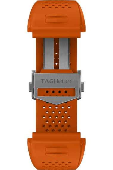 Tag heuer connected orange strap on sale