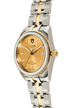 Glamour Date Yellow Gold and Stainless Steel Automatic