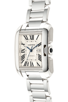 Tank Anglaise White Gold Automatic