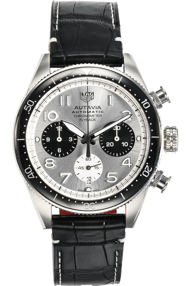 Autavia Flyback Stainless Steel Automatic