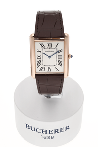 Tank Louis Cartier Rose Gold Manual