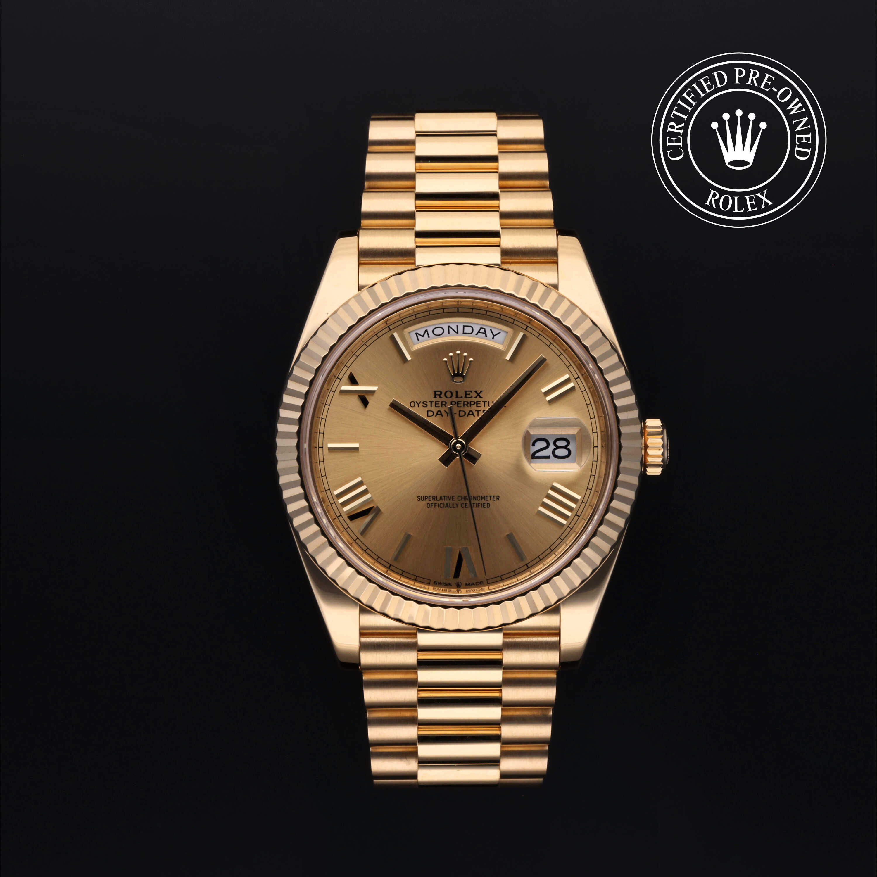 Pre owned rolex president 40mm sales