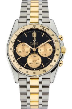Monarch Chronograph Yellow Gold and Stainless Steel Quartz