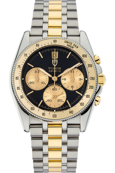 Monarch Chronograph Yellow Gold and Stainless Steel Quartz