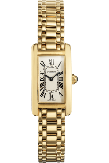 Tank Americaine Yellow Gold Quartz