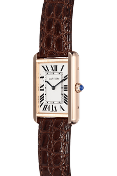 Tank Solo Rose Gold and Stainless Steel Quartz