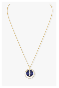 Lucky Move Lapis Lazuli MM Pendant in Yellow Gold