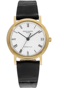 Calatrava Reference 3802 Tiffany Dial Yellow Gold Automatic