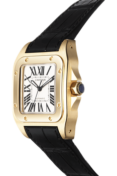 Santos 100 Yellow Gold Automatic