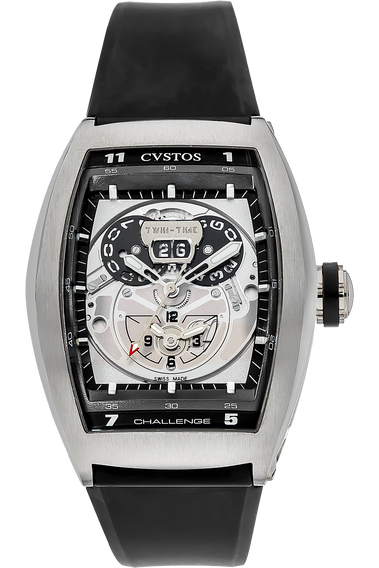 Challenge Twin-Time Stainless Steel Automatic