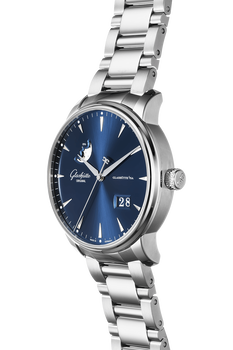 Senator Excellence Panorama Date Moon Phase Stainless Steel Automatic