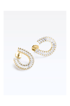 Baguette Love Earrings