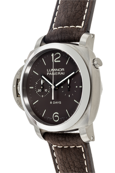 Luminor 1950 Chrono Monopulsante Left-Handed 8 Days Titanium