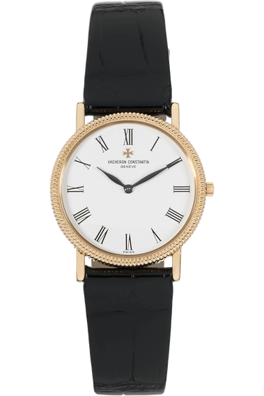 Round Yellow Gold Manual