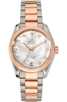 Aqua Terra Master Rose Gold and Stainless Steel Automatic