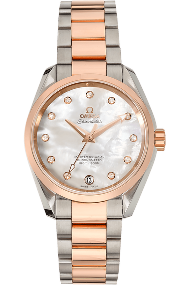 Aqua Terra Master Rose Gold and Stainless Steel Automatic