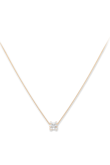 Baguette Love Necklace 0.52 ct.