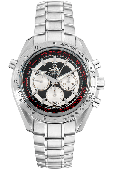 Speedmaster Broad Arrow Rattrapante Stainless Steel Automatic