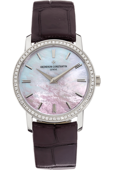 Patrimony Traditionnelle Lady White Gold Quartz
