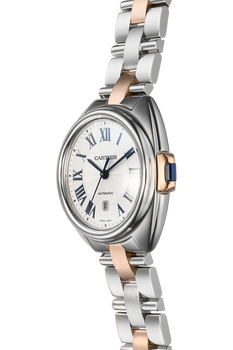 Cle de Cartier Rose Gold and Stainless Steel Automatic