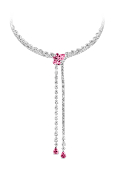 Pink Sapphire Necklace 26.99 ct.
