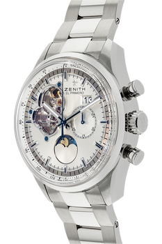 El Primero Chronomaster Open Grande Date Moonphase Stainless Steel Automatic