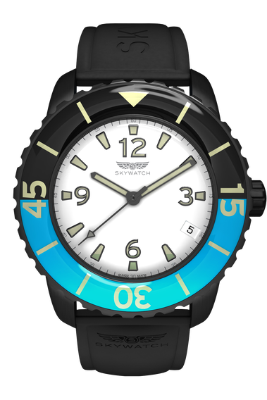 44 mm 3-hand Black IP