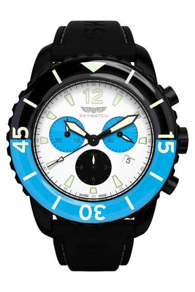 44mm Chrono Black IP