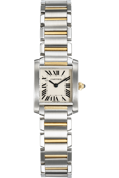 Pre-Owned Cartier Tank Francaise Yellow Gold and Stainless Steel Quartz