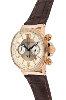 Maxi Marine Chronograph Rose Gold Automatic