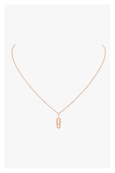 Move Uno Necklace in Pink Gold