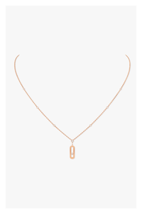 Move Uno Necklace in Pink Gold Move Uno Necklace in Pink Gold