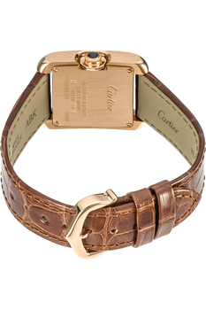 Tank Anglaise Rose Gold Quartz