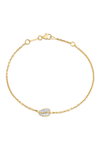 Small Palm Leaf Chain Bracelet