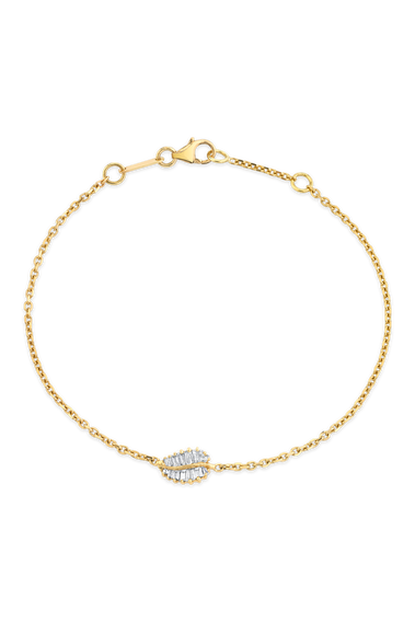 Small Palm Leaf Chain Bracelet