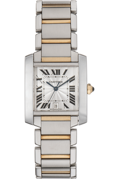 Tank Francaise Yellow Gold and Stainless Steel Automatic
